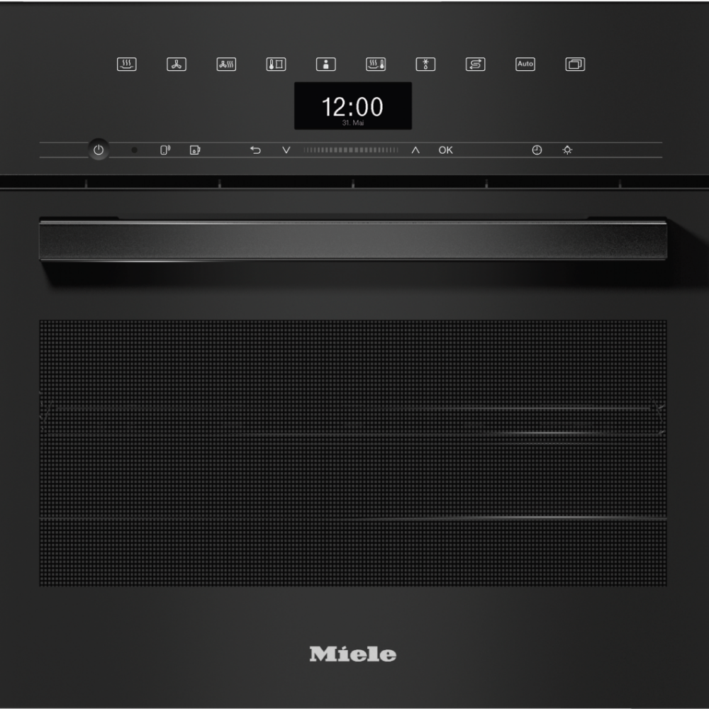 Miele Dampfbackofen Obsidianschwarz