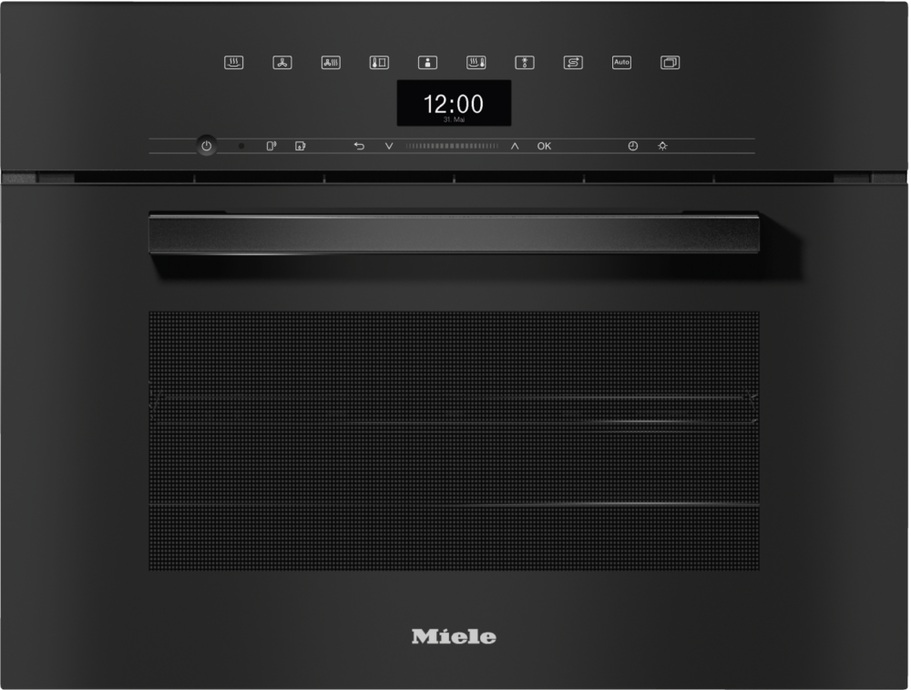 Miele Dampfbackofen Obsidianschwarz